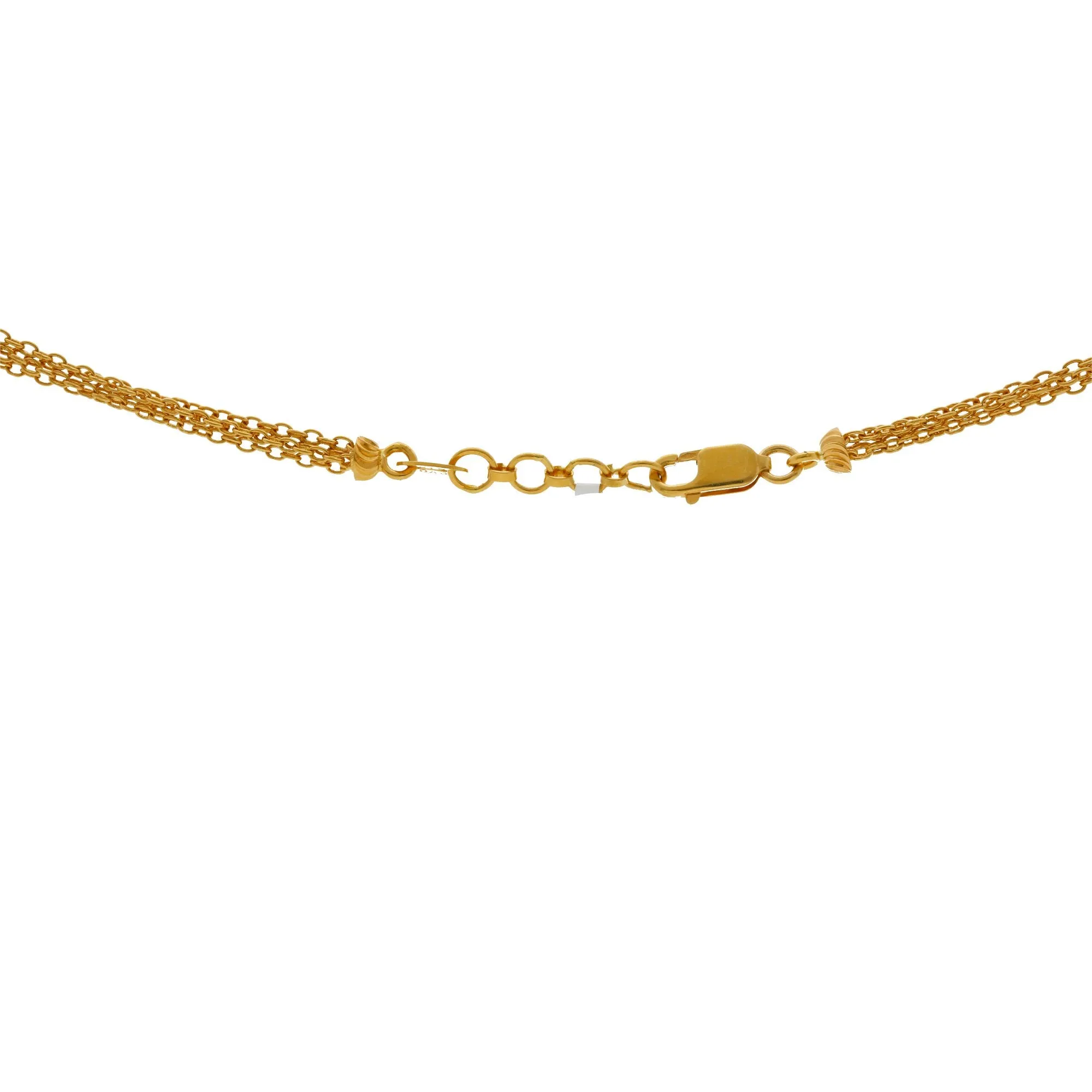 22K Gold Multi Tone Gold Divah Chain
