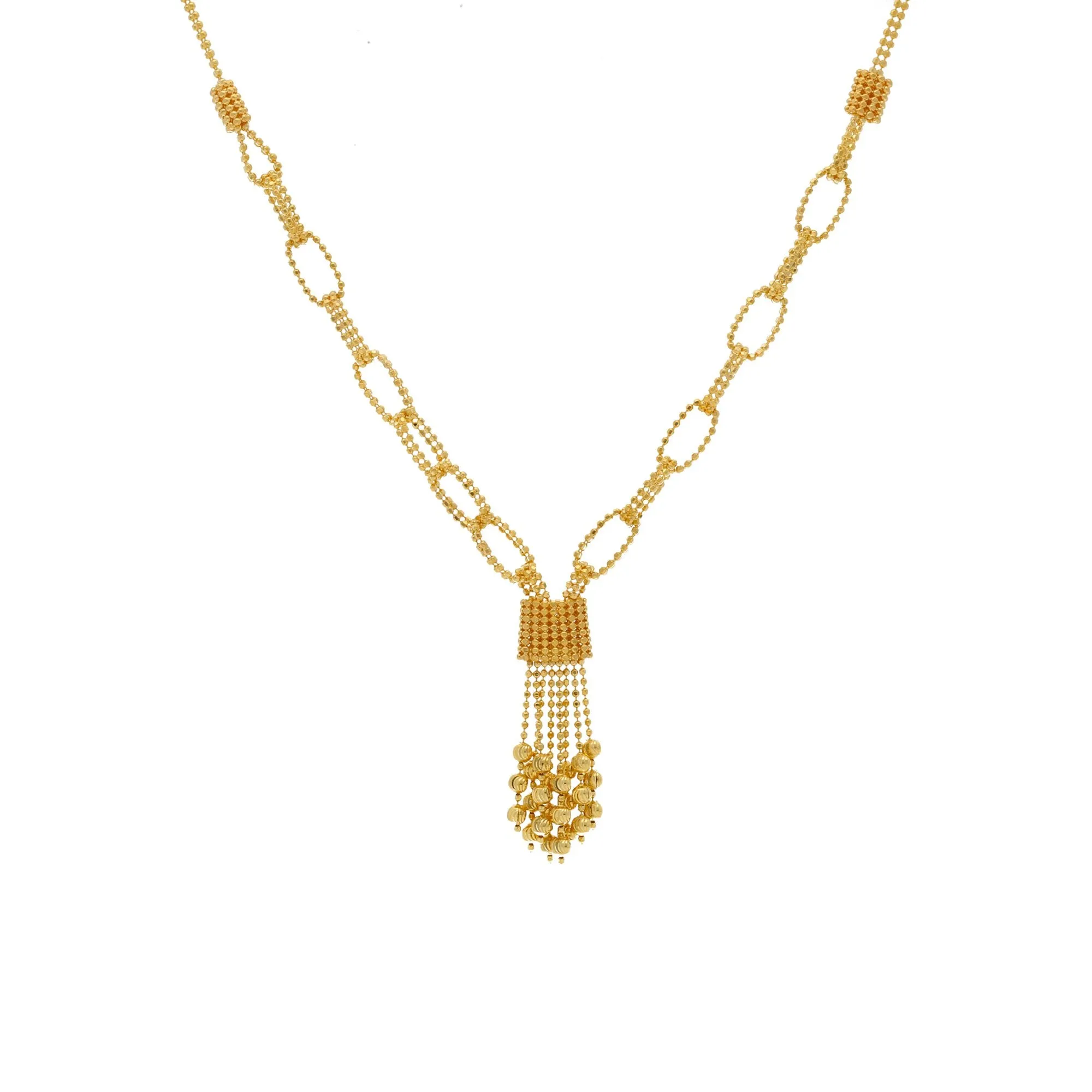 22K Yellow Gold Versatile Singapore set w/ Earrings