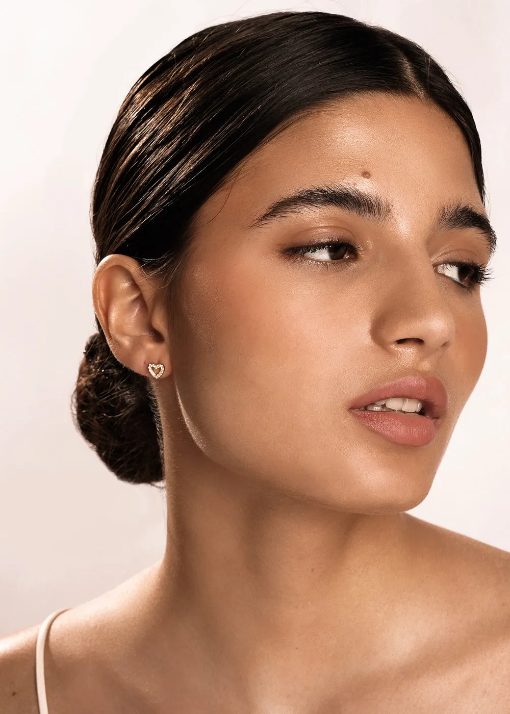 Alma Stud Earring in Gold