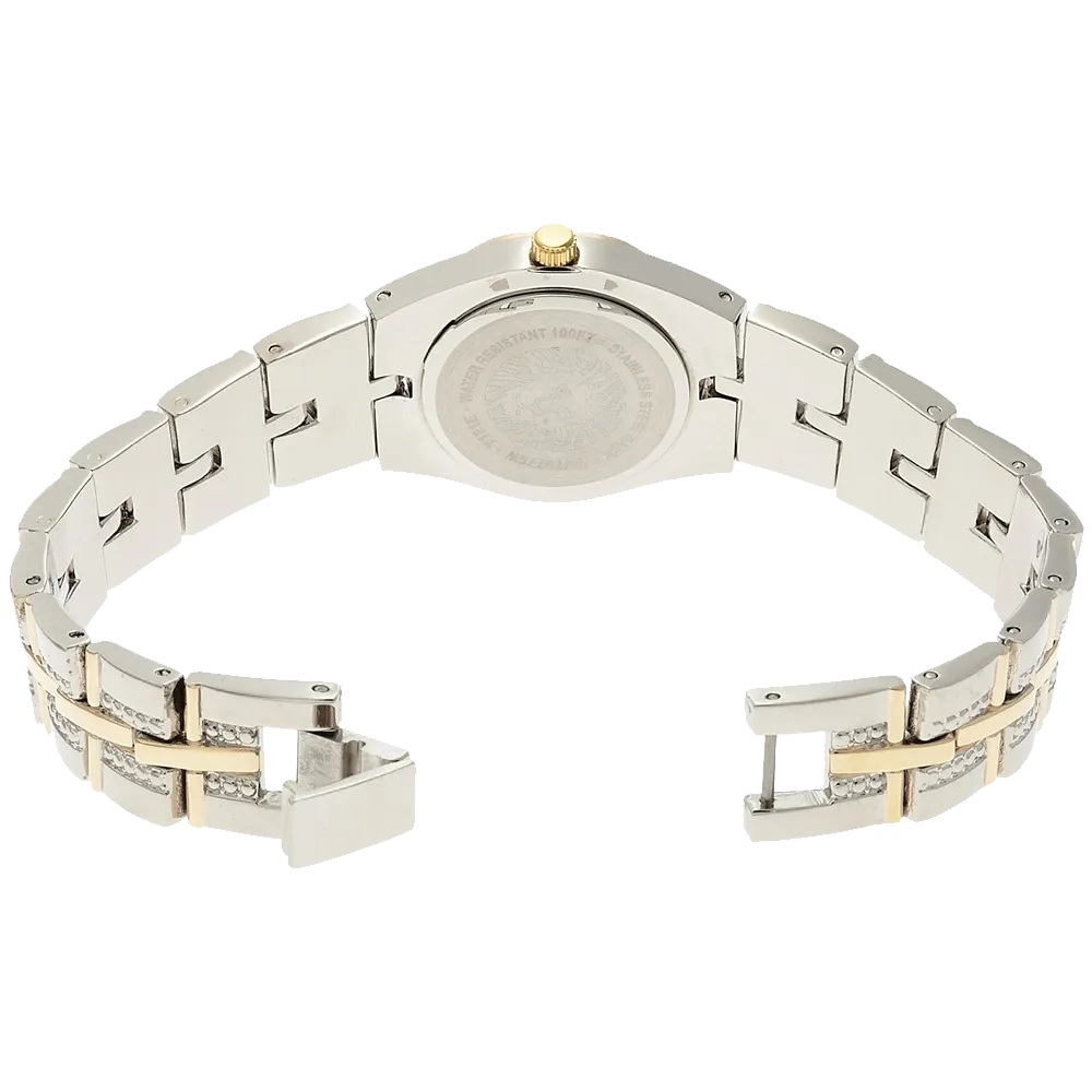 Anne Klein Womens 10 9815SVTT Two Tone Bracelet Watch