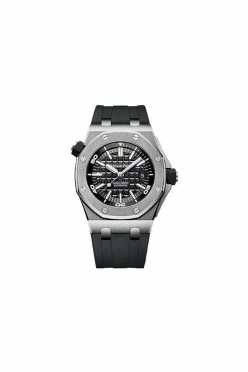 audemars piguet royal oak offshore diver stainless steel 42mm x 55mm black dial men's watch