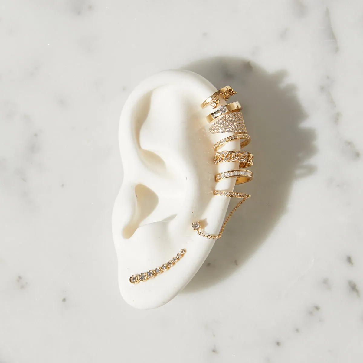 Baguette Diamond Ear Cuff