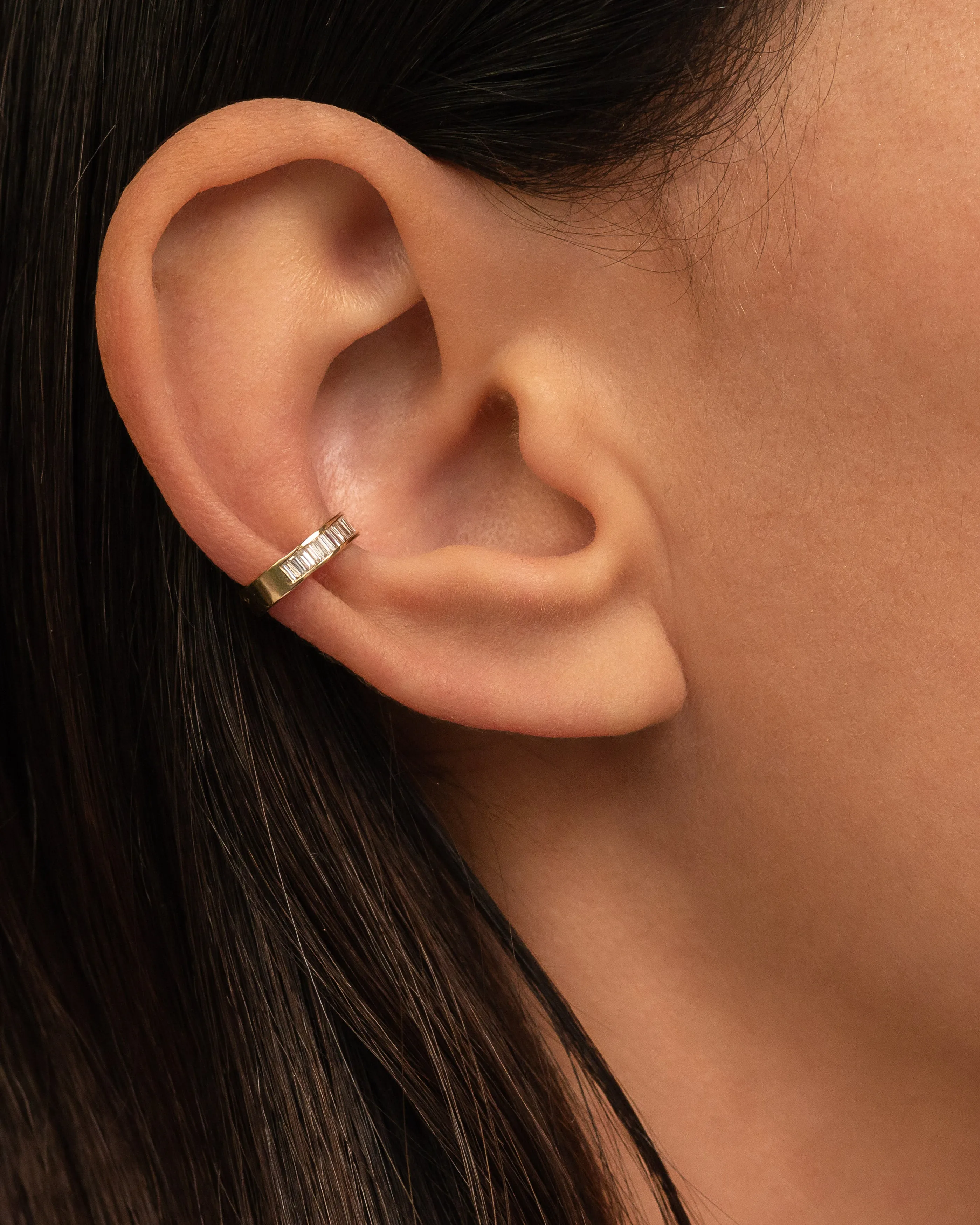 Baguette Diamond Ear Cuff
