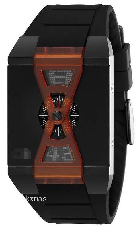 Bargain Trendy Rubber 23 mm Watches Strap AN09G03_K0021322