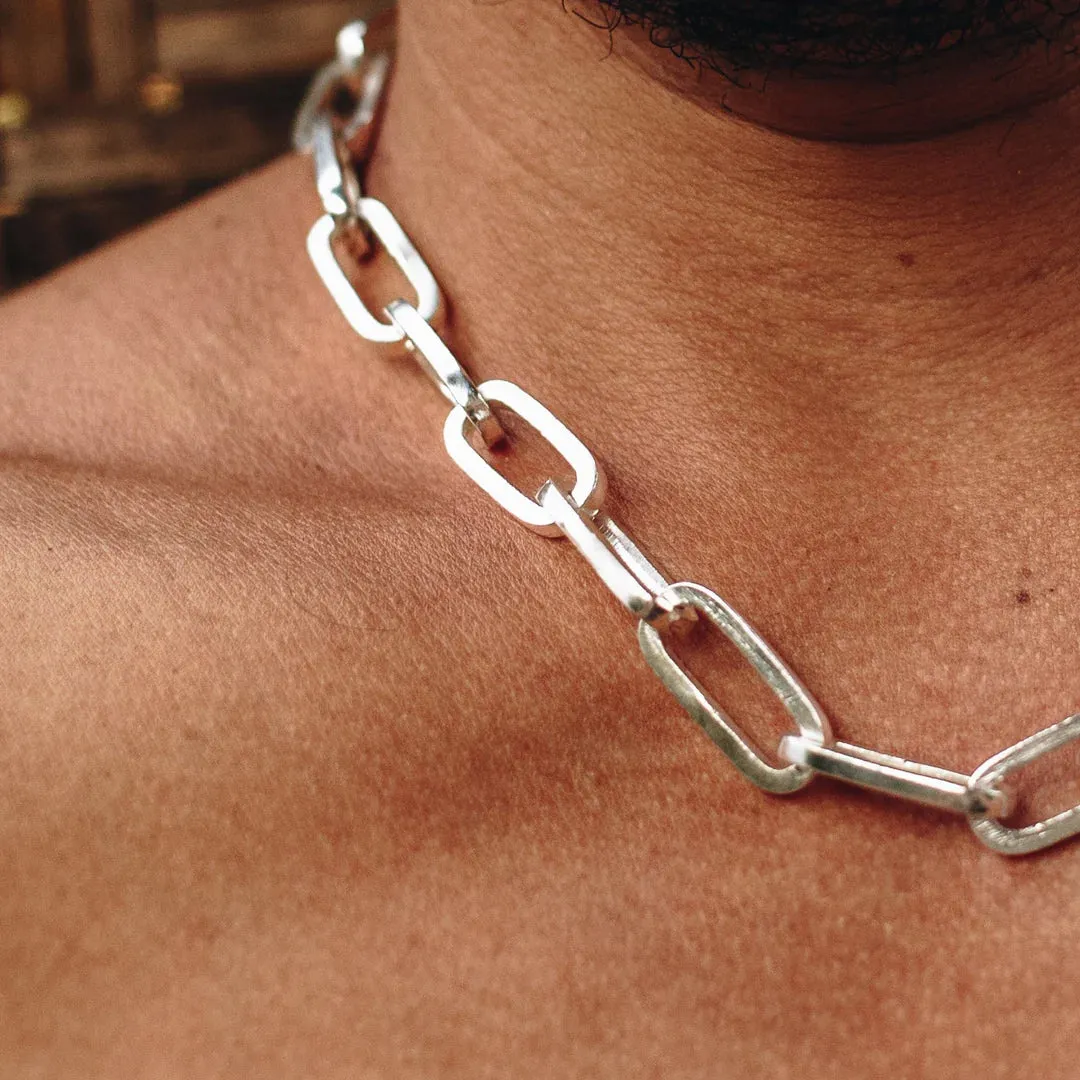 BIG CHAIN LINK NECKLACE | 925 STERLING