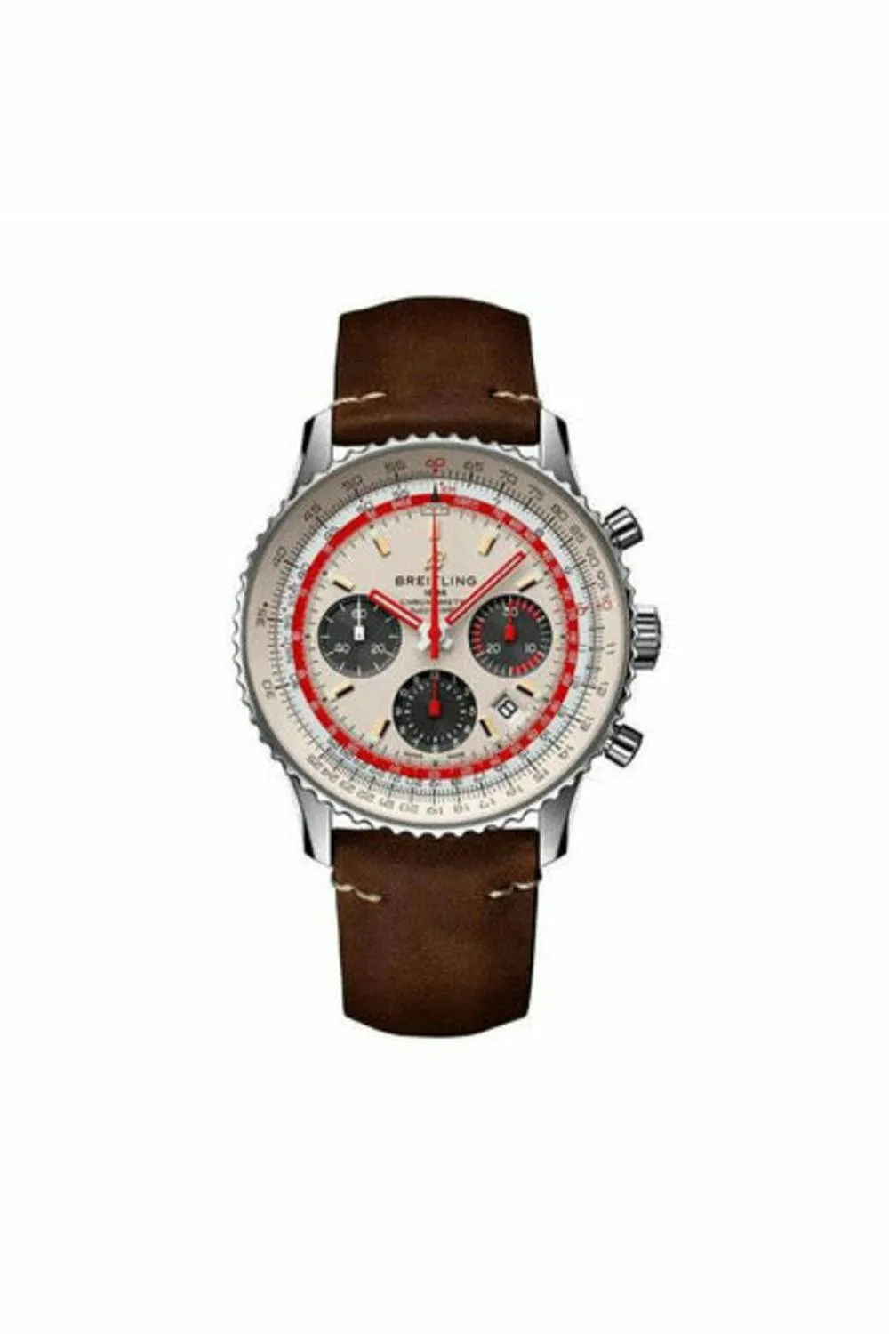 breitling navitimer 43mm stainless steel twa special edition men's watch