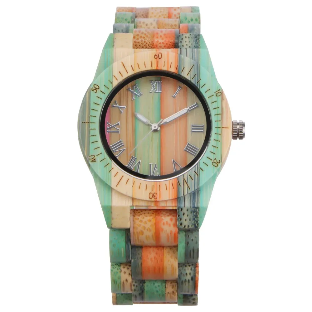 Candy Color Wooden Watch