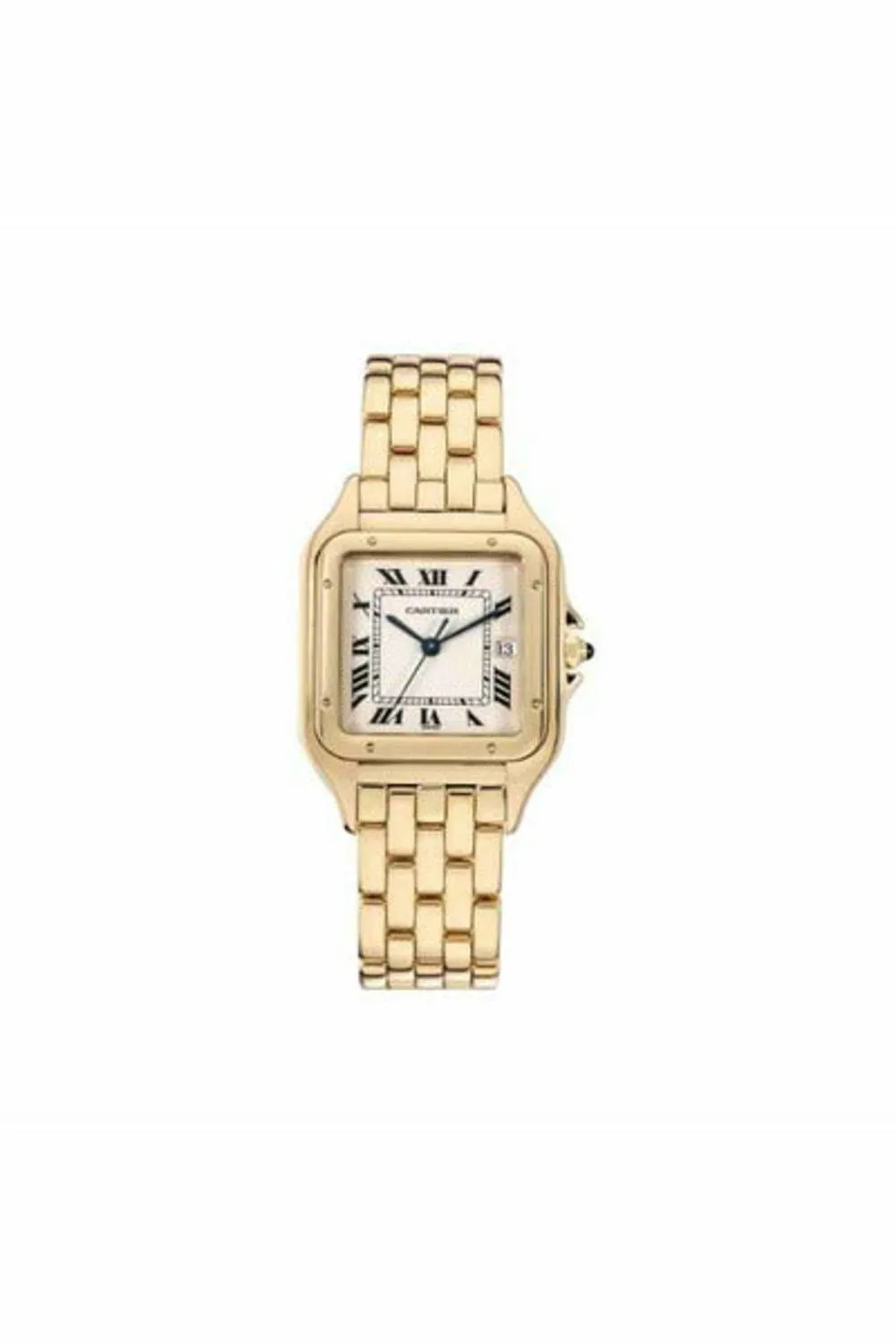 cartier panthere 28mm 18kt yellow gold ladies watch