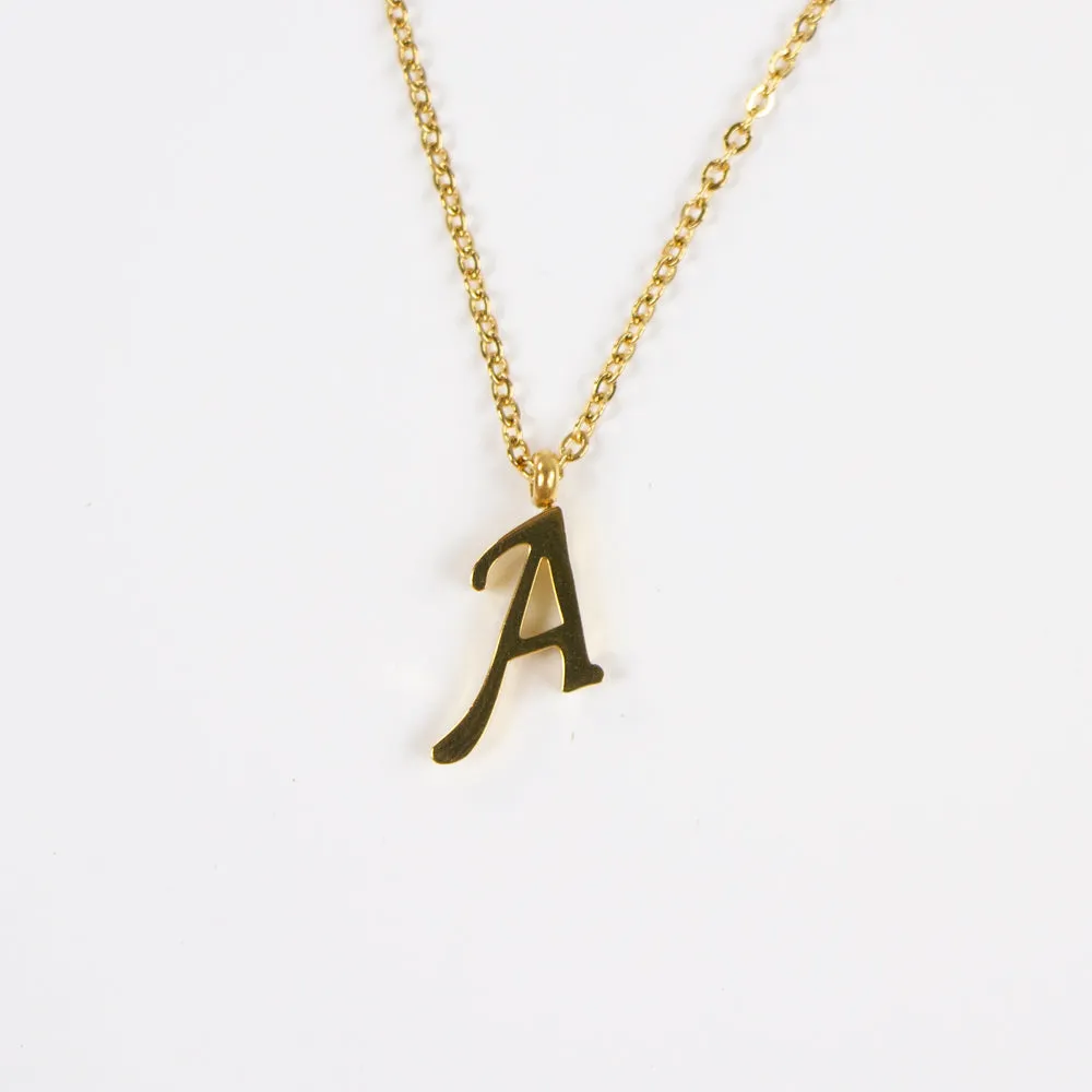 Cursif Letter Necklace