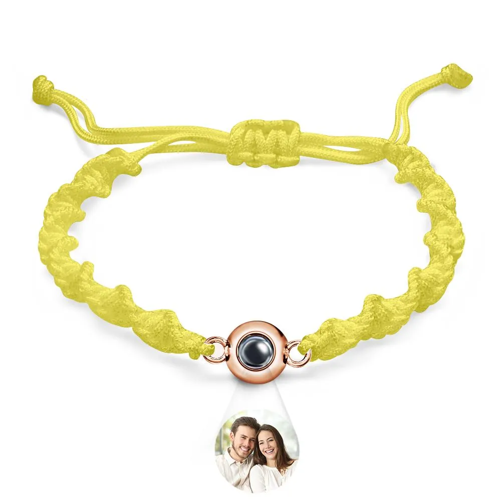 Custom Projection Bracelet Sports Weave Simple Gift