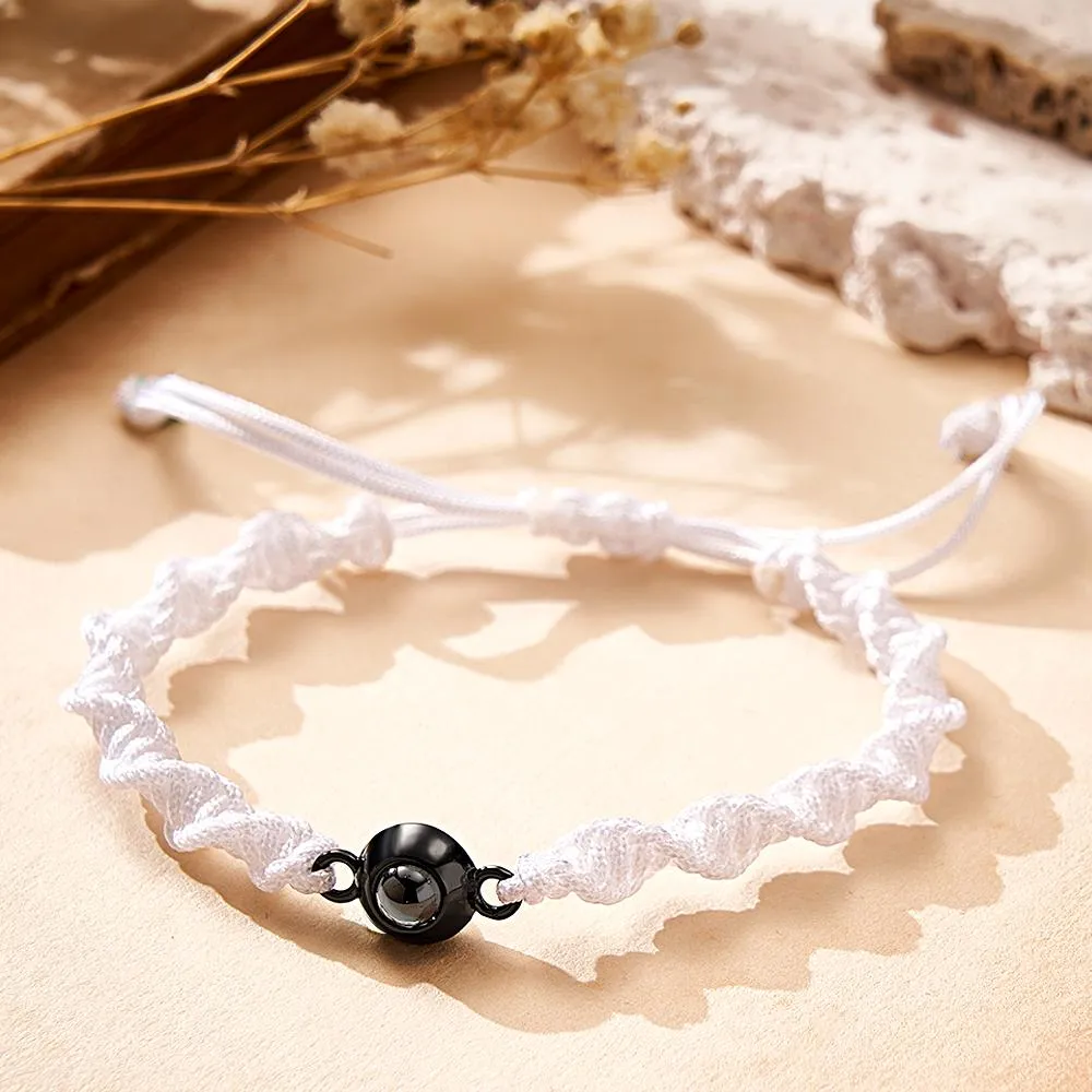 Custom Projection Bracelet Sports Weave Simple Gift