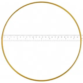 Dream Catcher Ring 10" Brass 25/pk