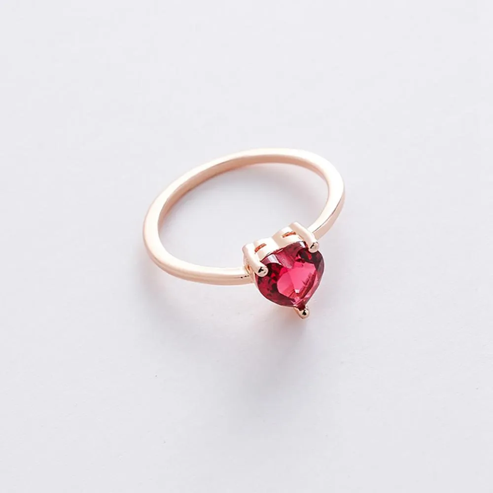 Elegant Micro-Inlaid Flower Crystal Rings