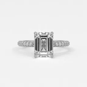 Emerald Cut Diamond Engagement Rings