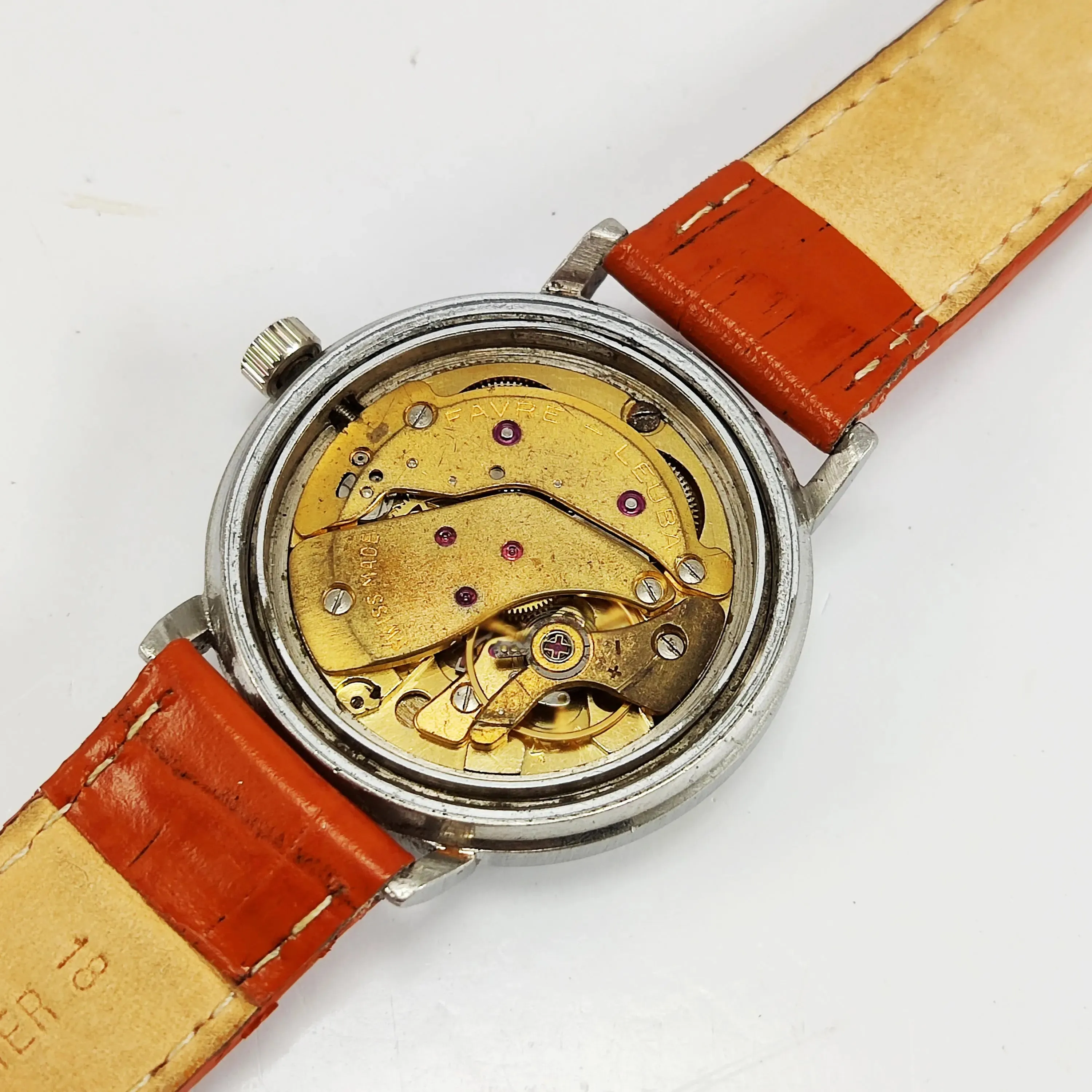 Favre Leuba 253  Cream Dial 17 Jewels HandWinding Men's Watch