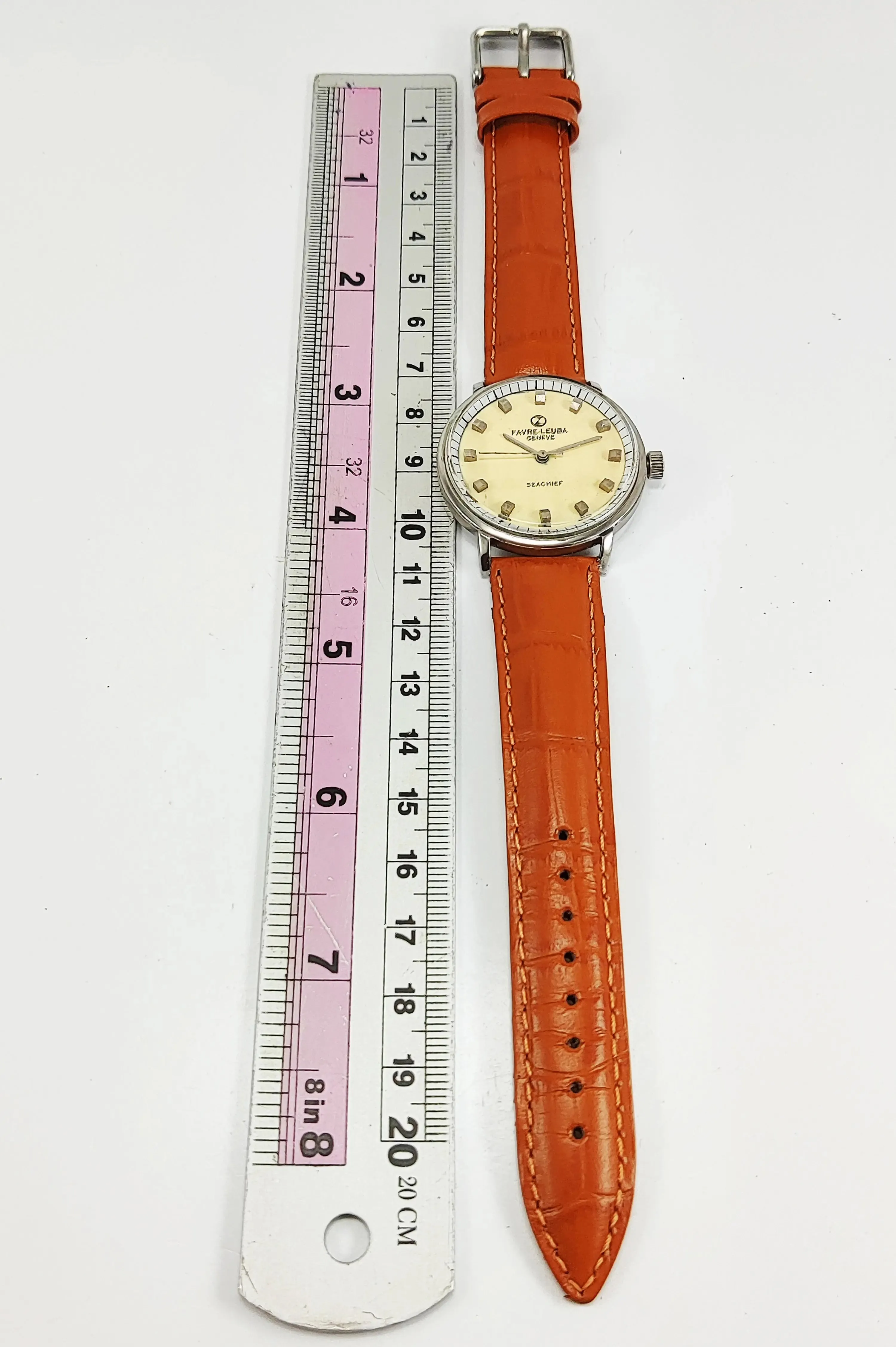 Favre Leuba 253  Cream Dial 17 Jewels HandWinding Men's Watch