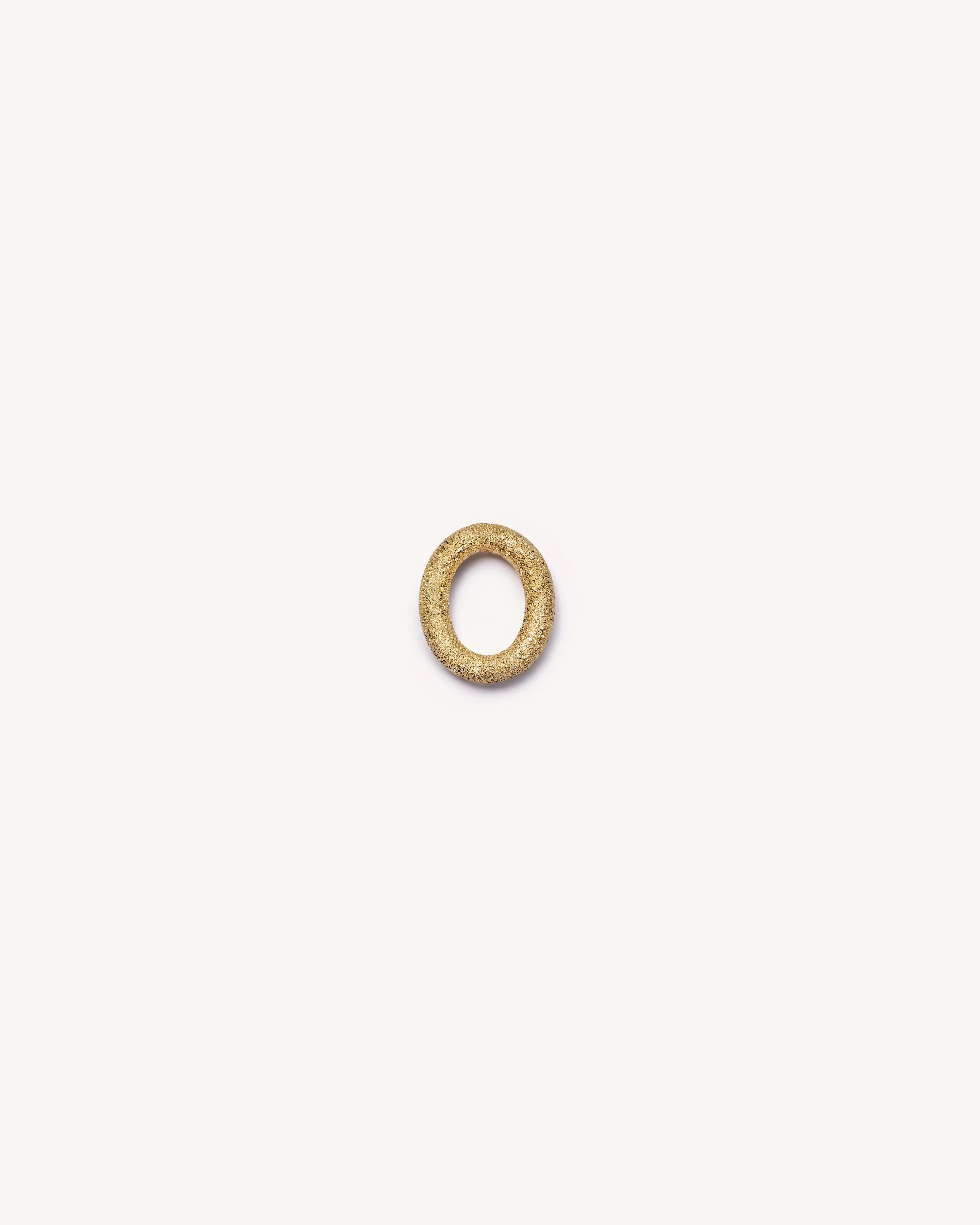 Florentine Finish One Oval Link
