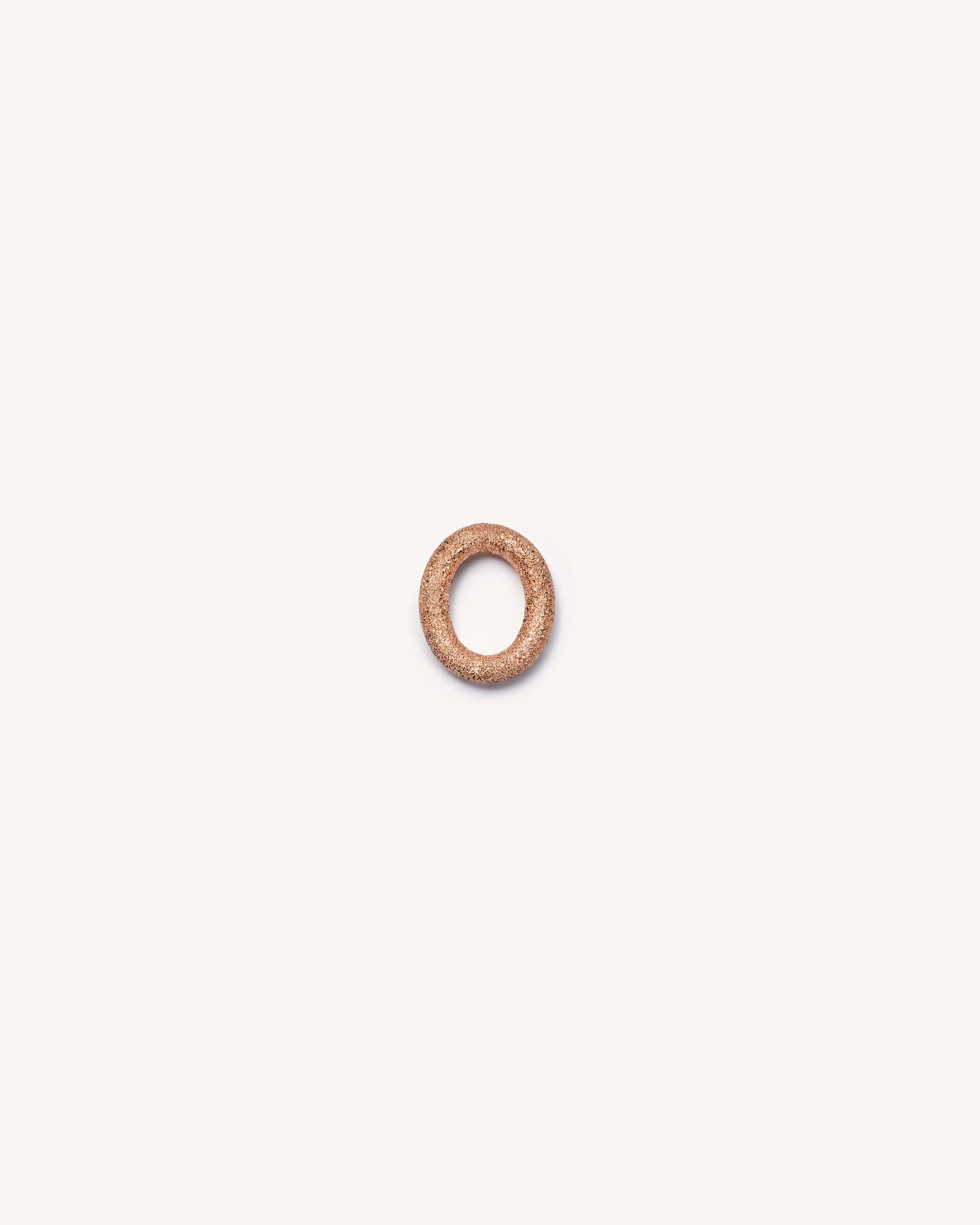 Florentine Finish One Oval Link