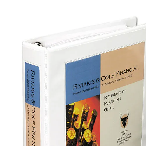 Framed Heavy-Duty Slant D-Ring View Binder