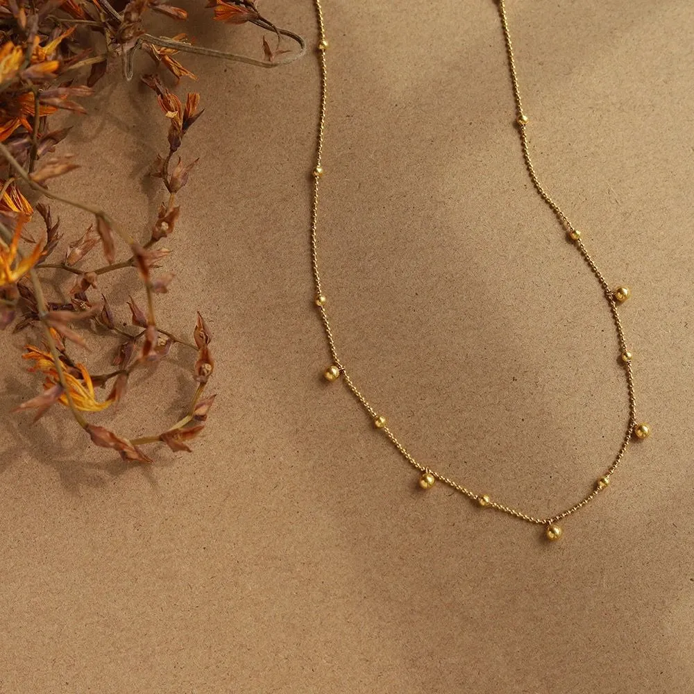 Gold Balls (Neckpiece)