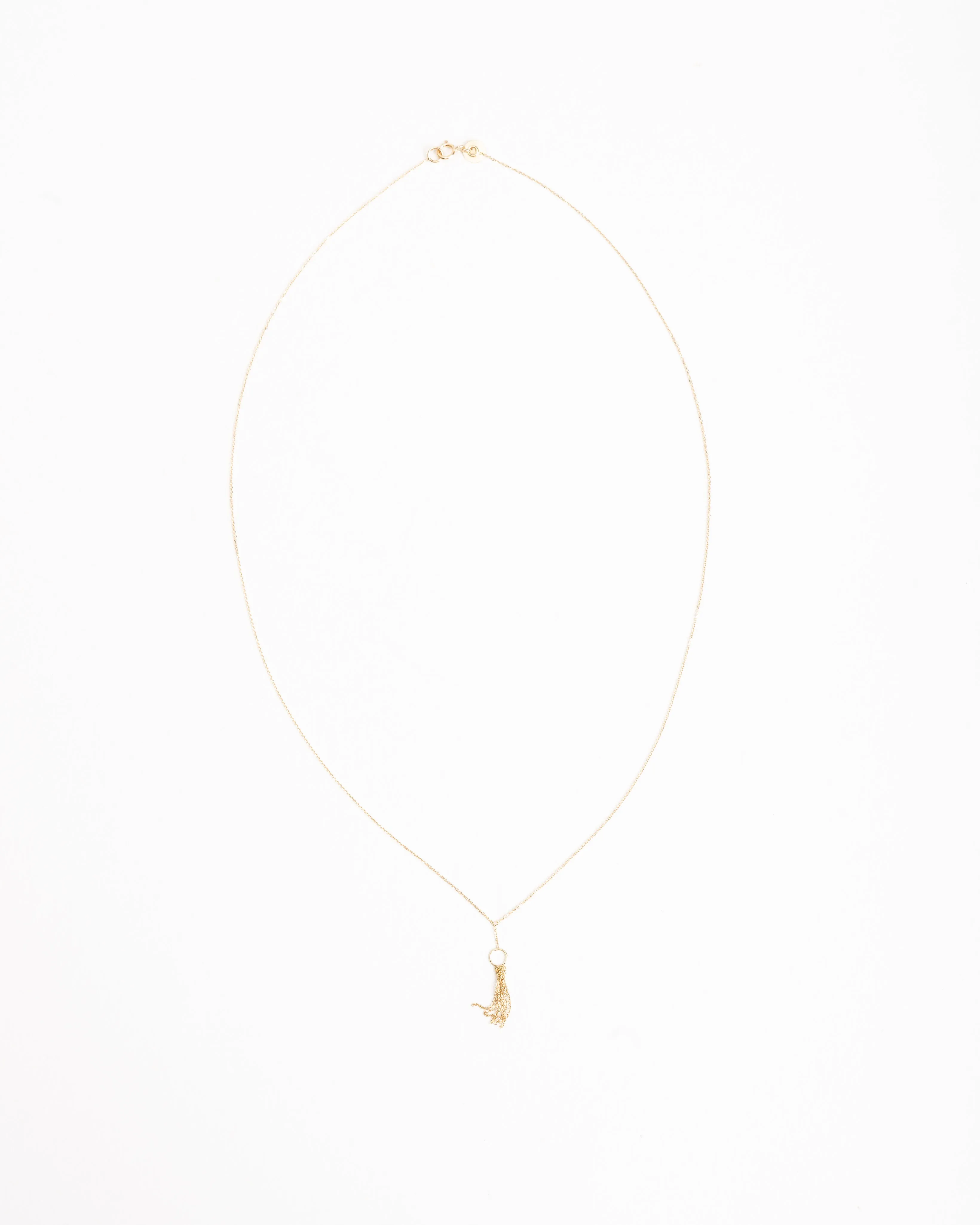 gold drop necklace