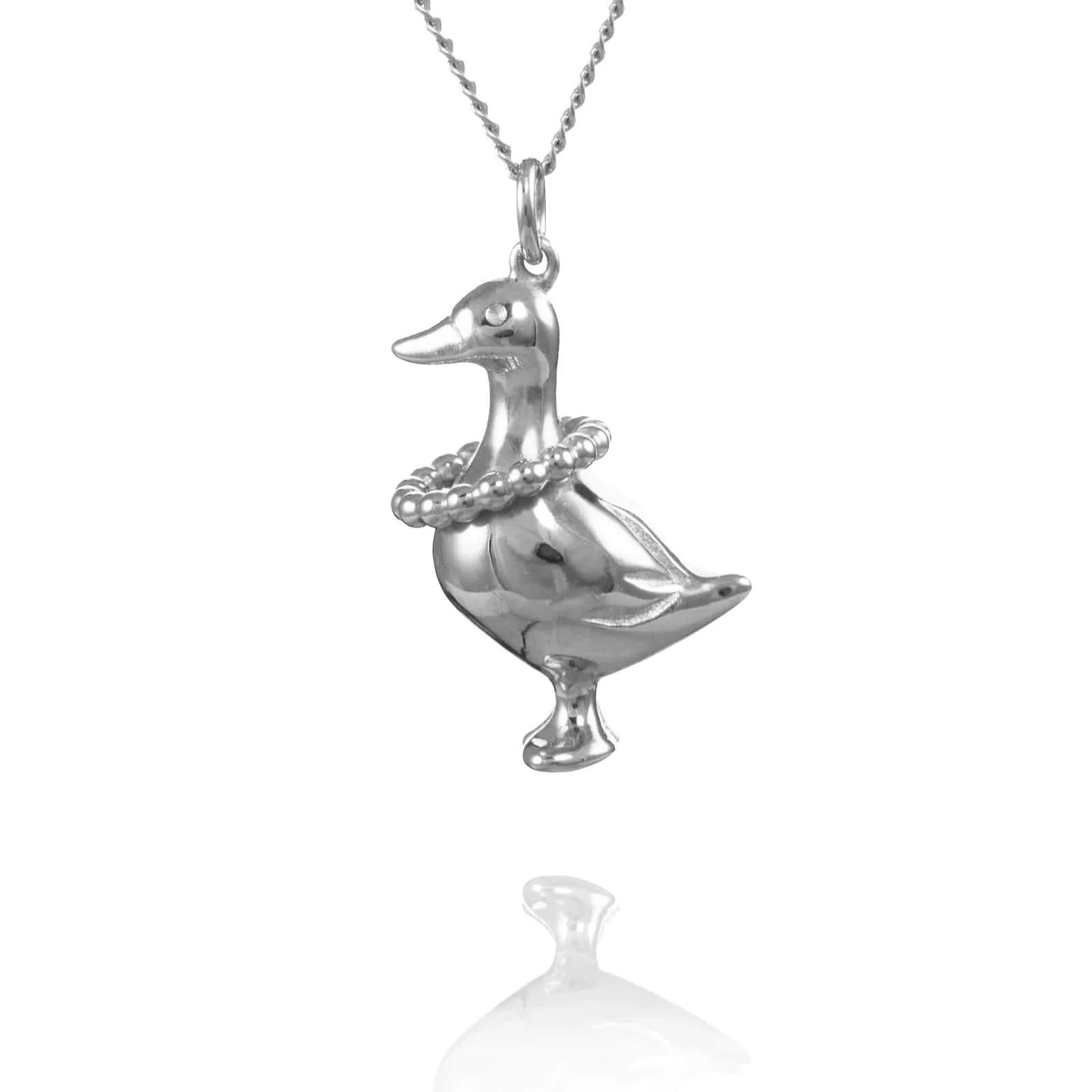 Goose Pendant Necklace