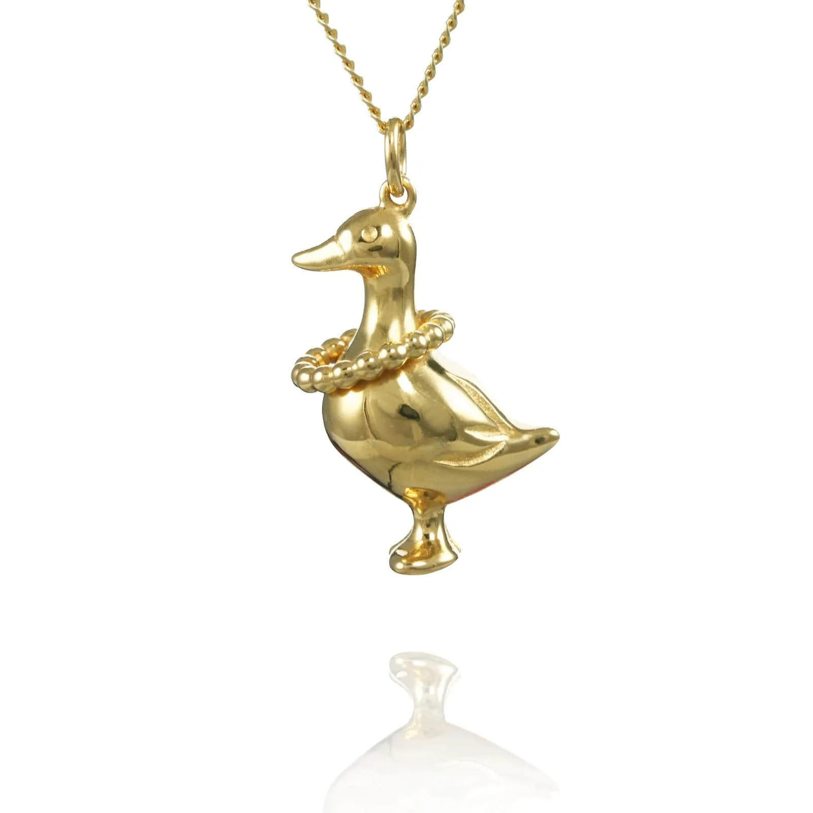 Goose Pendant Necklace