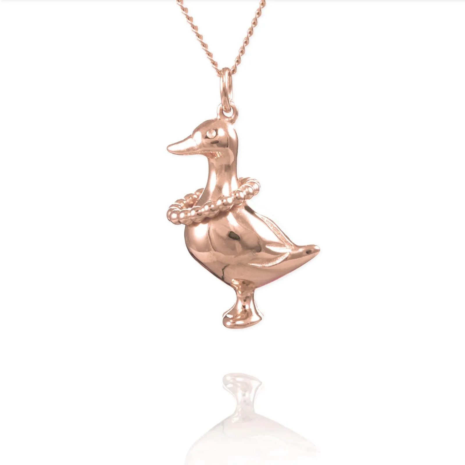 Goose Pendant Necklace