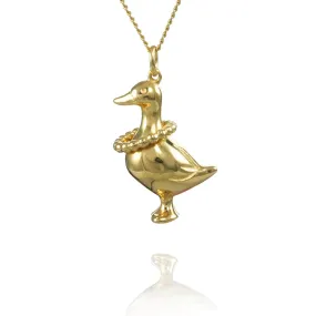 Goose Pendant Necklace