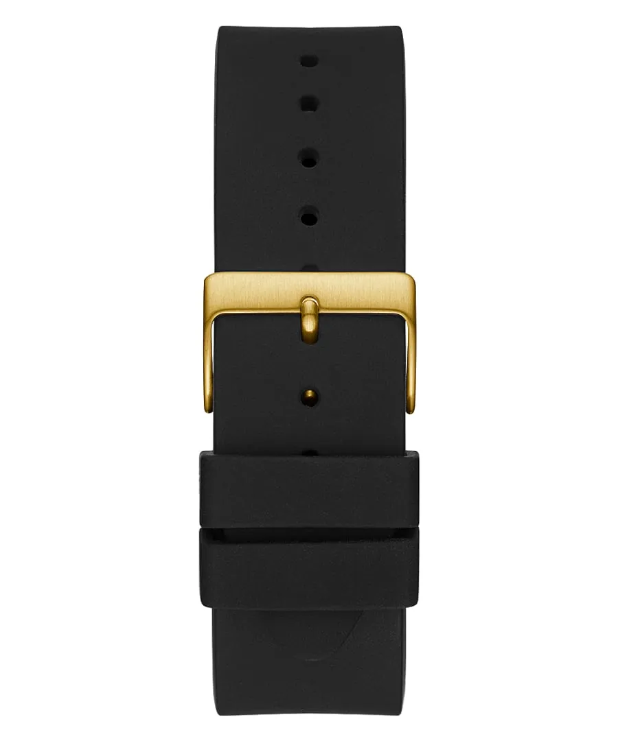 Guess GW0200G1 Driver Black Silicone Strap Unisex Watches