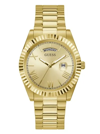 Guess GW0265G2 Connoisseur Gold Stainless Steel Strap Unisex Watches