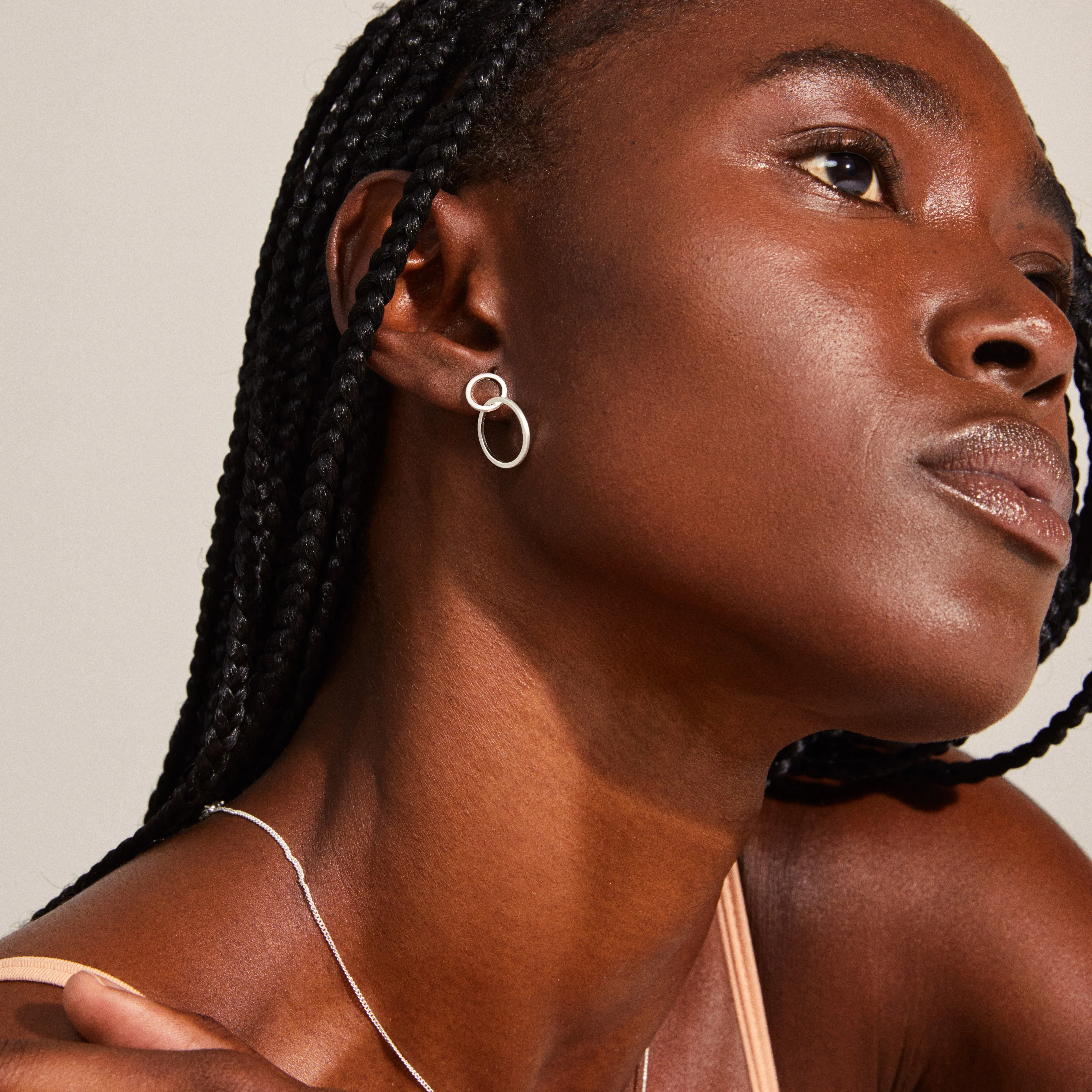 HARPER earrings silver-plated