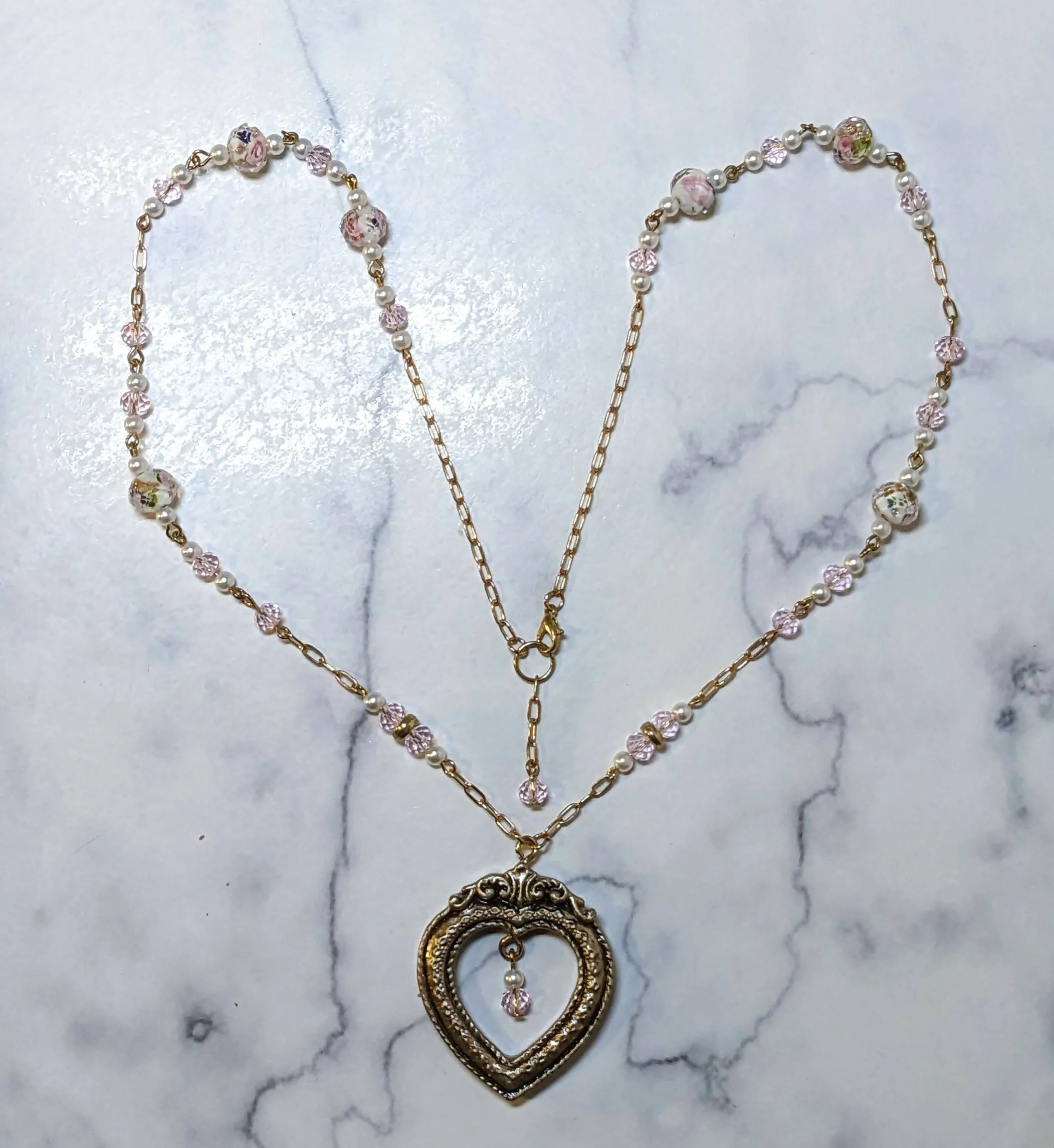 Heart Frame Necklace