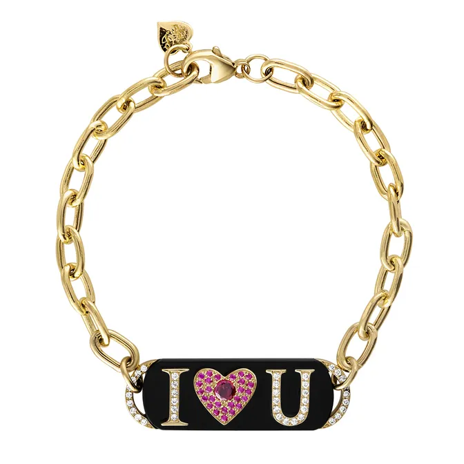 I Love You ID Bracelet