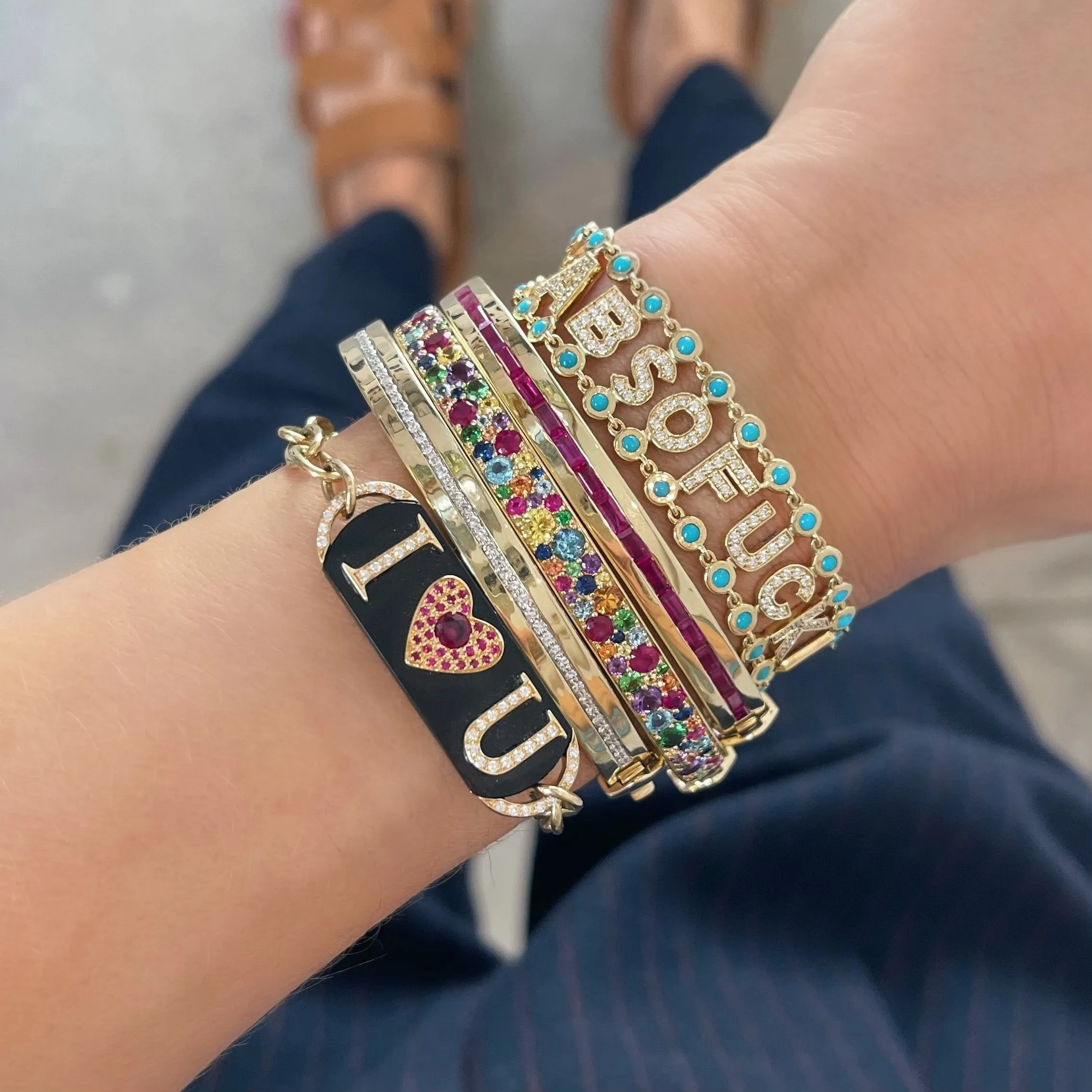 I Love You ID Bracelet