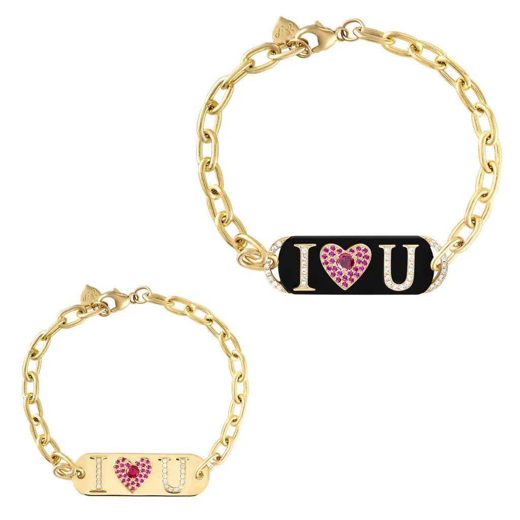 I Love You ID Bracelet