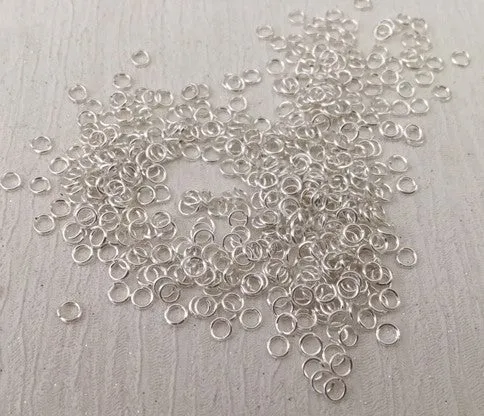 Jump Ring Bright Silver 15GM Various Sizes