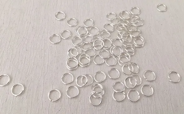 Jump Ring Bright Silver 15GM Various Sizes