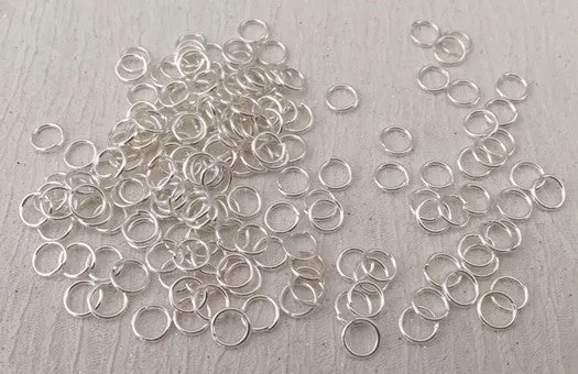 Jump Ring Bright Silver 15GM Various Sizes