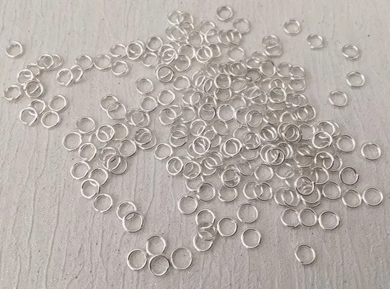 Jump Ring Bright Silver 15GM Various Sizes