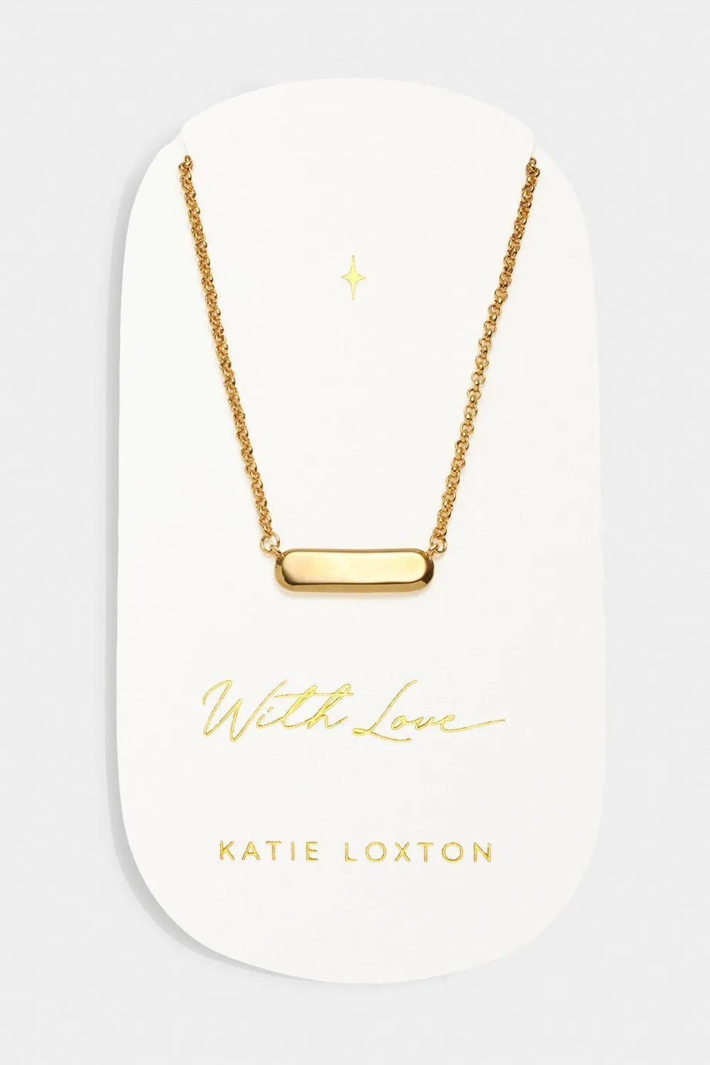Katie Loxton With Love Signet Necklace