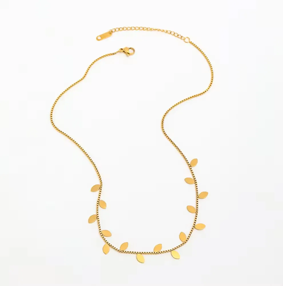 Lenora Leaf Necklace