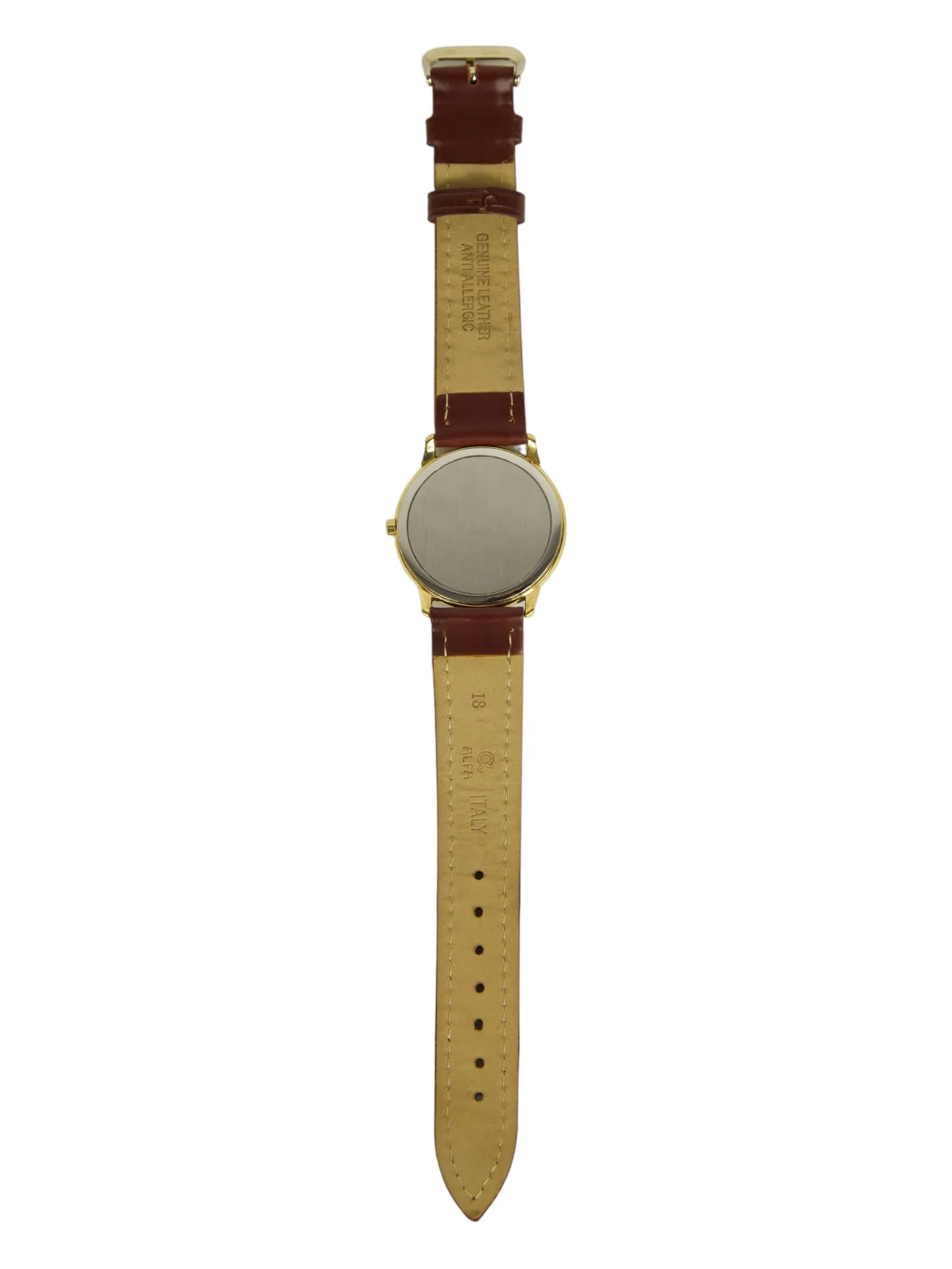Longines Model L4.676.2 325 Brown Strap Gold Watch