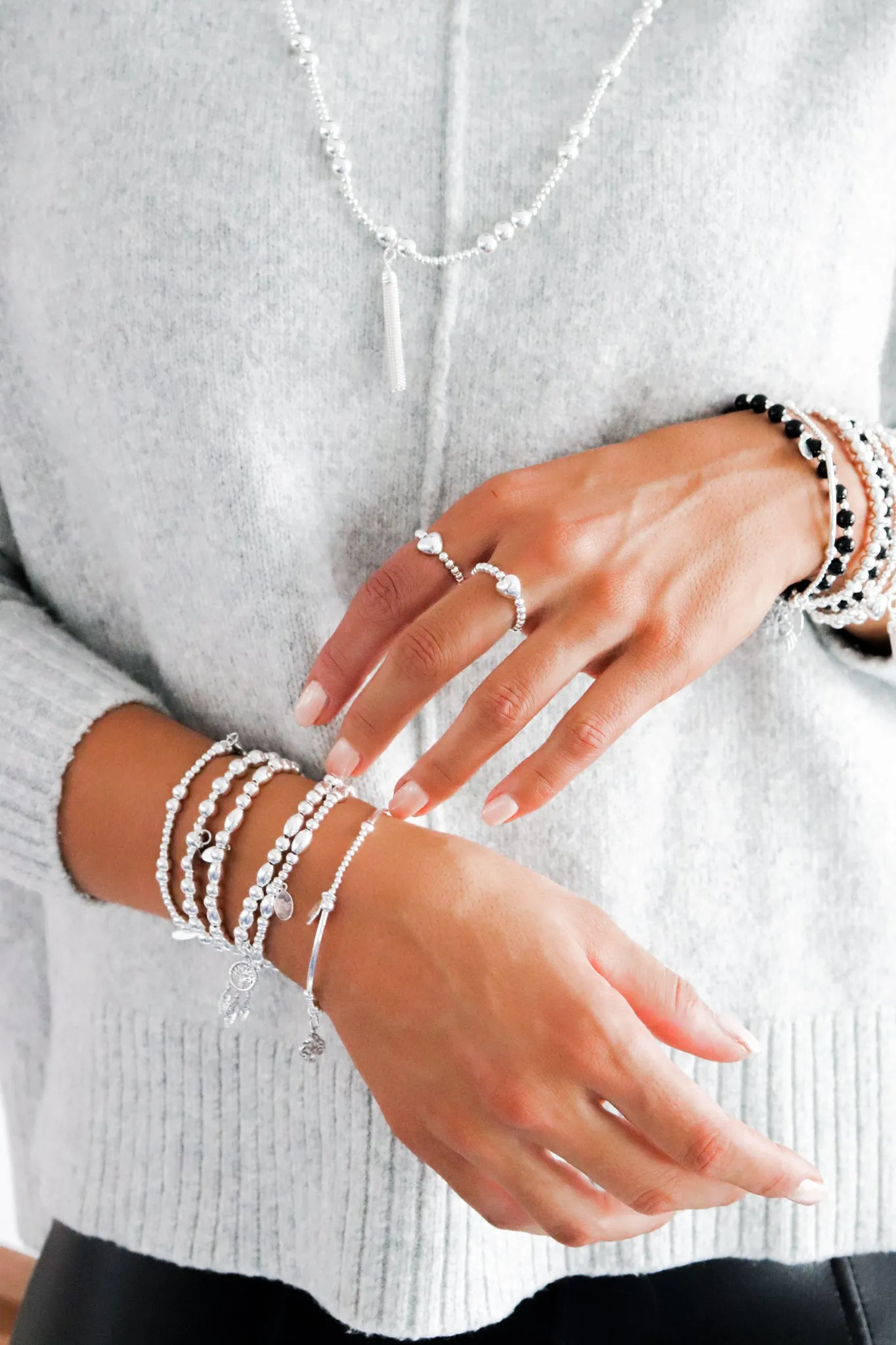 Love Noodle Stacking Bracelet