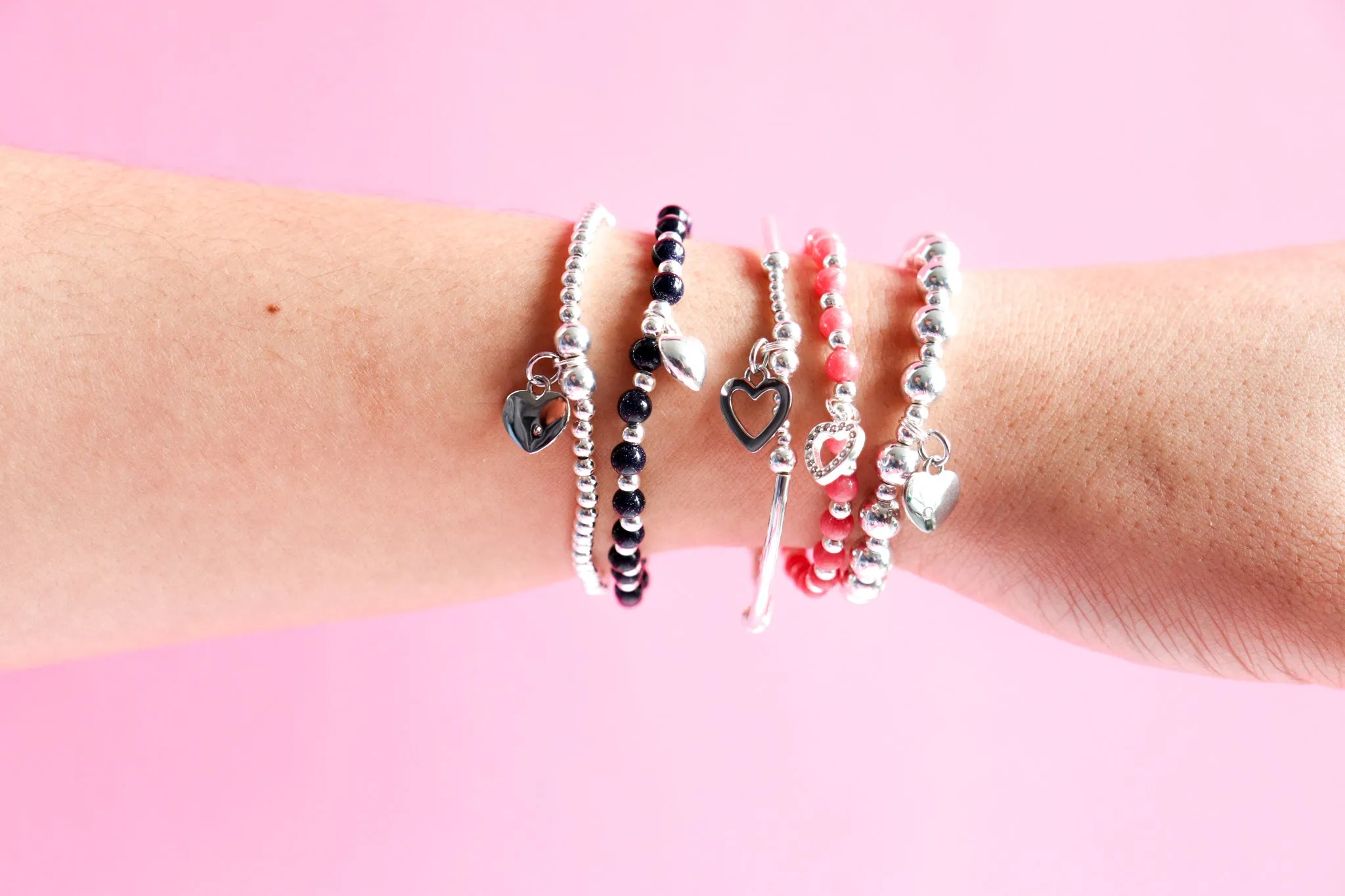 Love Noodle Stacking Bracelet