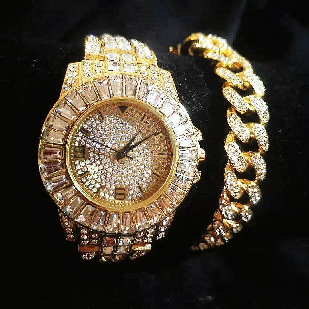 Luxury Diamond Watch Set