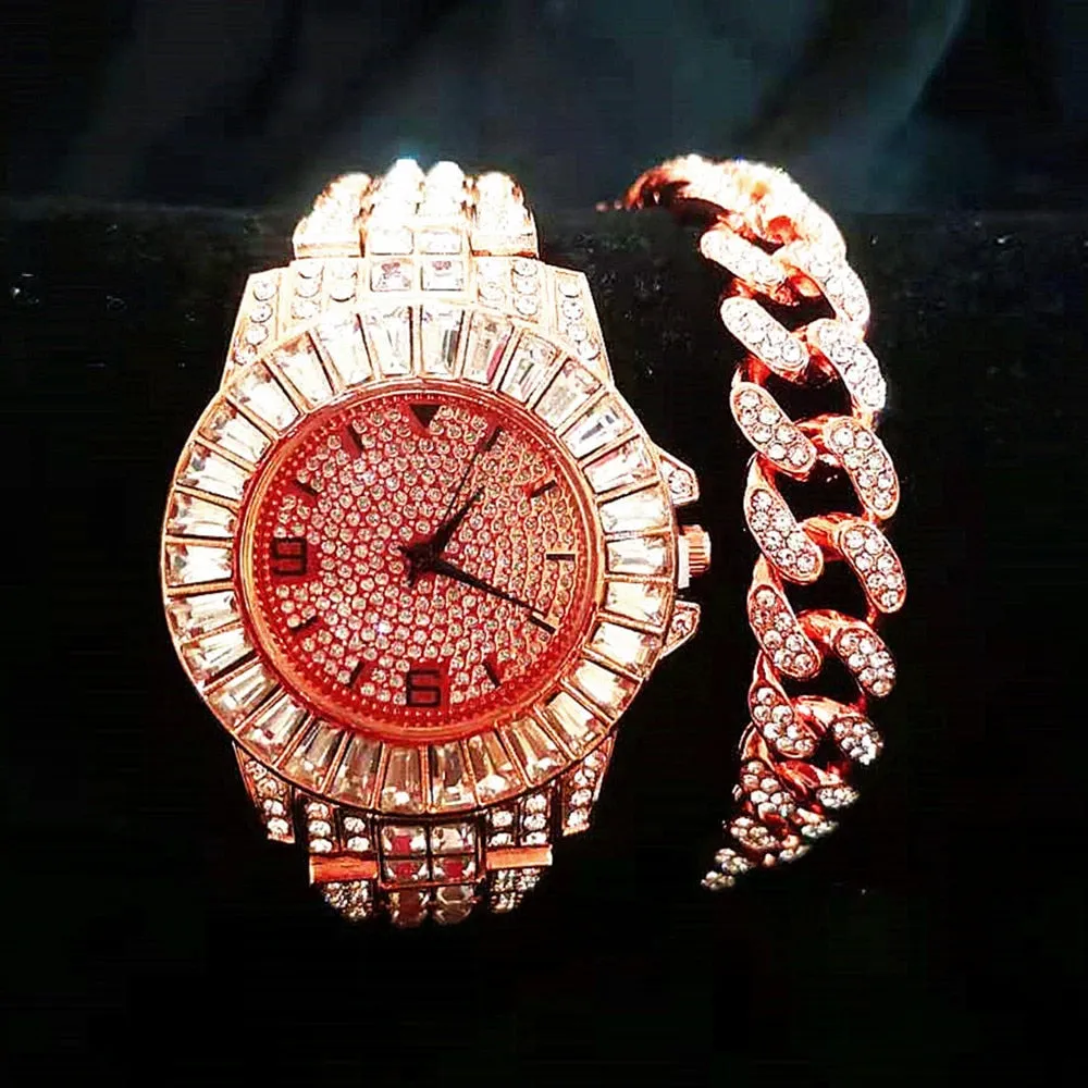 Luxury Diamond Watch Set