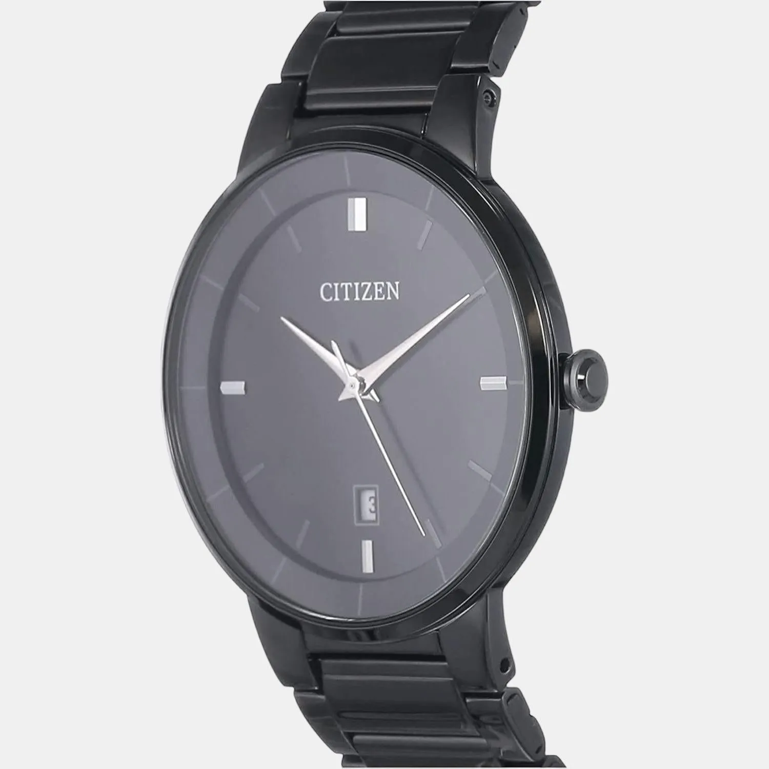 Men's Black Analog Stainless Steel Watch BI5017-50E