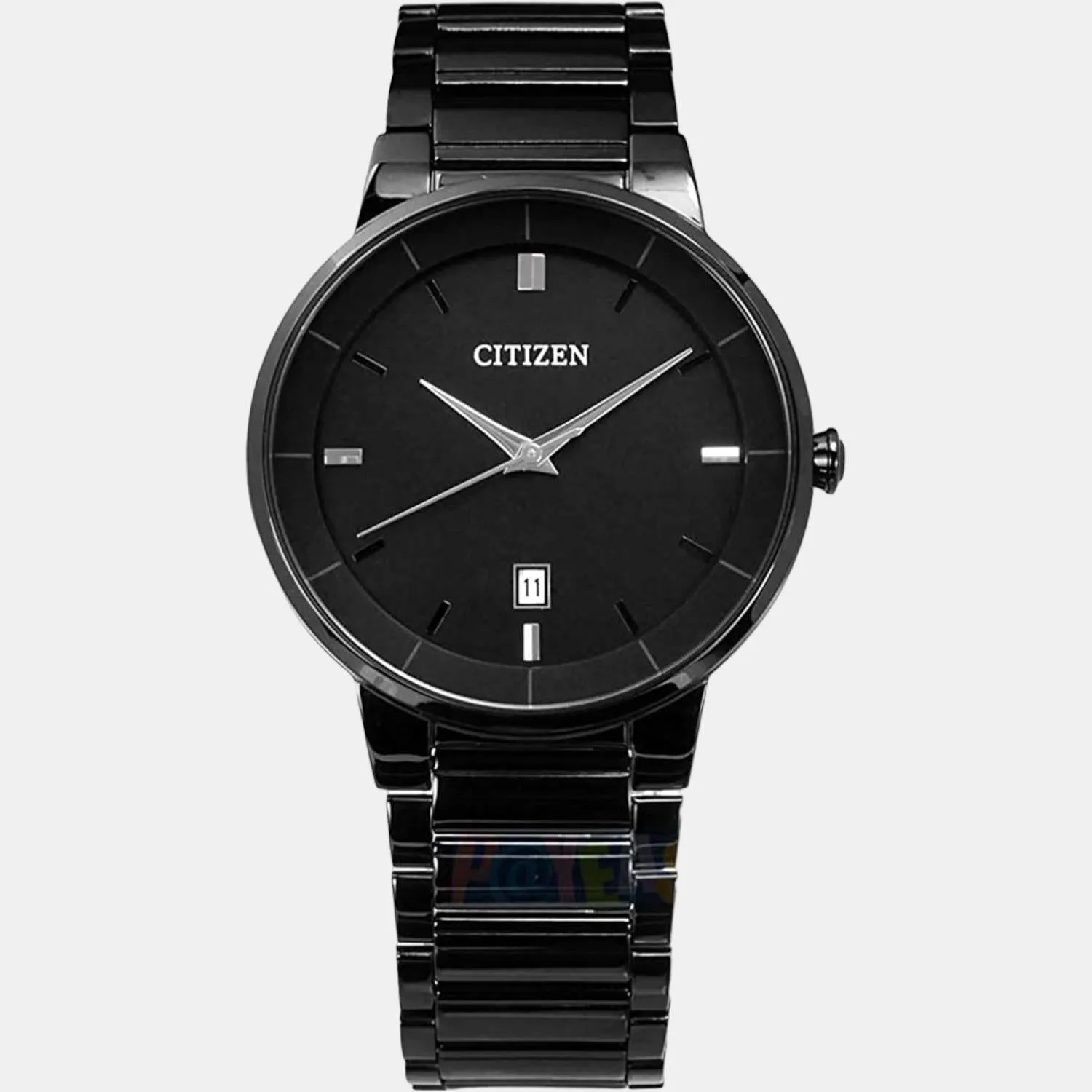 Men's Black Analog Stainless Steel Watch BI5017-50E