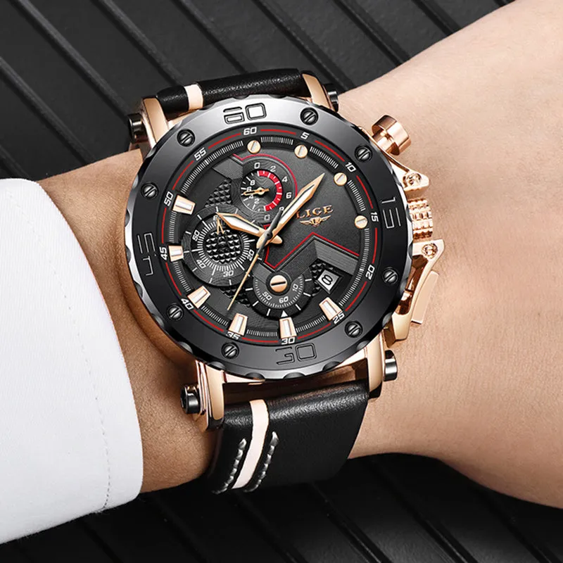 Mens Luxury Watches - Fashion Waterproof Quartz Watch